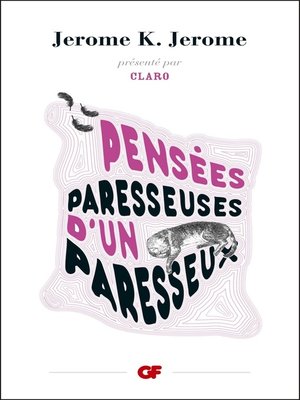 cover image of Pensées paresseuses d'un paresseux